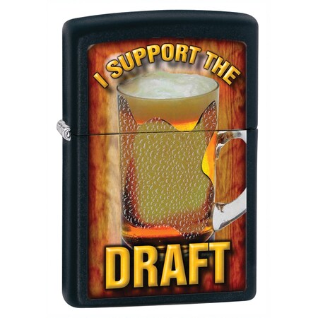 Zippo Zippo Support Draft Black Matte ZIP-28294
